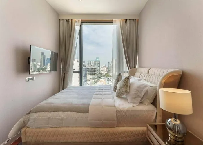 Prime Area Super Cozy Luxury 2 Bedroom Asoke Bts * בנגקוק
