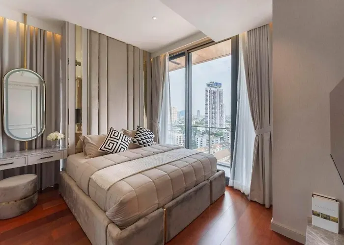 Prime Area Super Cozy Luxury 2 Bedroom Asoke Bts בנגקוק