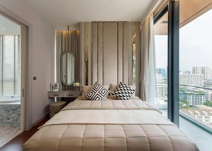 Prime Area Super Cozy Luxury 2 Bedroom Asoke Bts * בנגקוק